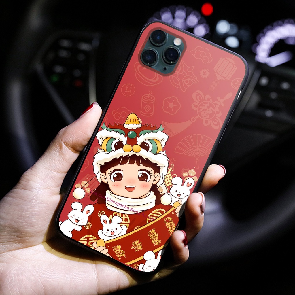 Ốp lưng Mặt Kính Tết Quý Mão 15 cho S amsung - O ppo - i Phone - R ealme TET15 - didongso