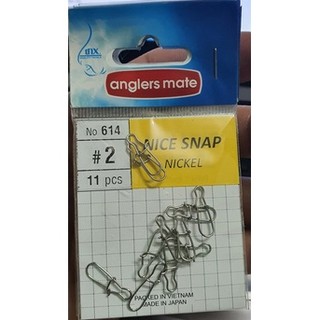 Khóa nhật bản nice snap nickel 614