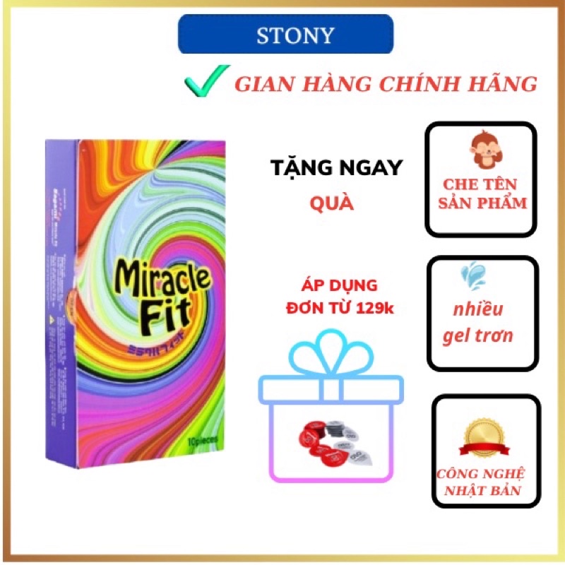 Bao cao su Sagami MIRACLE FIT siêu mỏng kiểu dáng 3D ôm khít gân nổi hình răng cưa ,màu Hồng không mùi size nhỏ 49mm