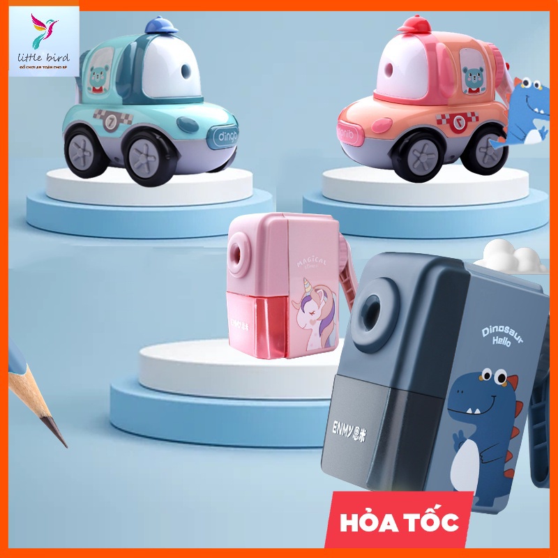 Gọt bút chì quay tay nhỏ gọn, tự động giữ chì siêu rẻ