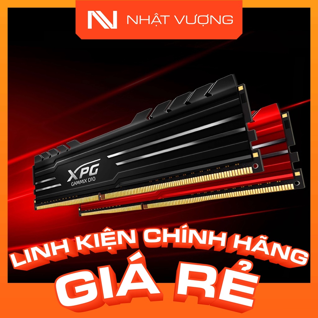 Ram DDR4 8G bus 3200 Adata XPG Gammix D10 (8Gx1) Tản Nhiệt - New Chính hãng