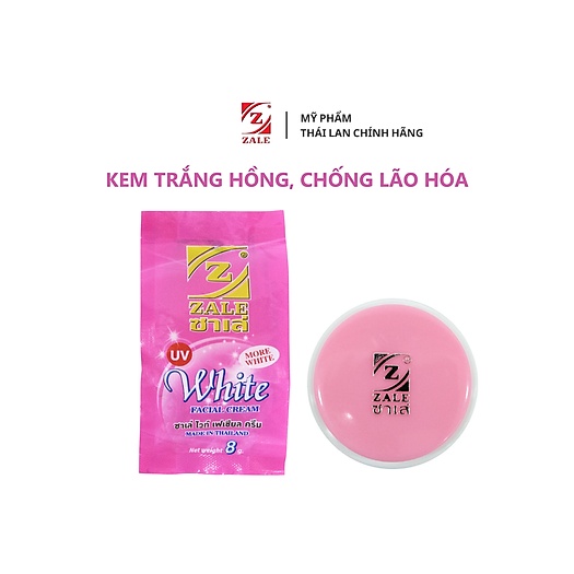 Kem Dưỡng Trắng Da ZALE HỒNG NGỌC TRAI 8g (Hàng Nhập THÁI)