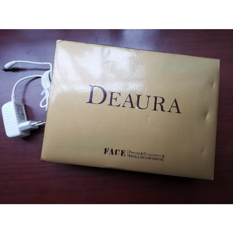 Máy massage mặt, nâng cơ mặt đẩy tinh chất Biolong Deaura full hộp tặng kèm kem dưỡng ẩm sâu