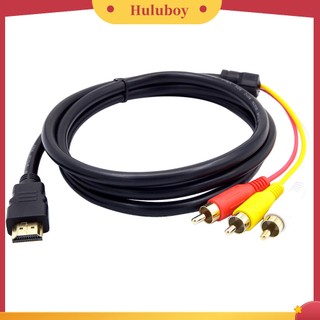 [Huluboy] Cáp kết nối chuyển đổi từ HDMI sang 3 RCA AV