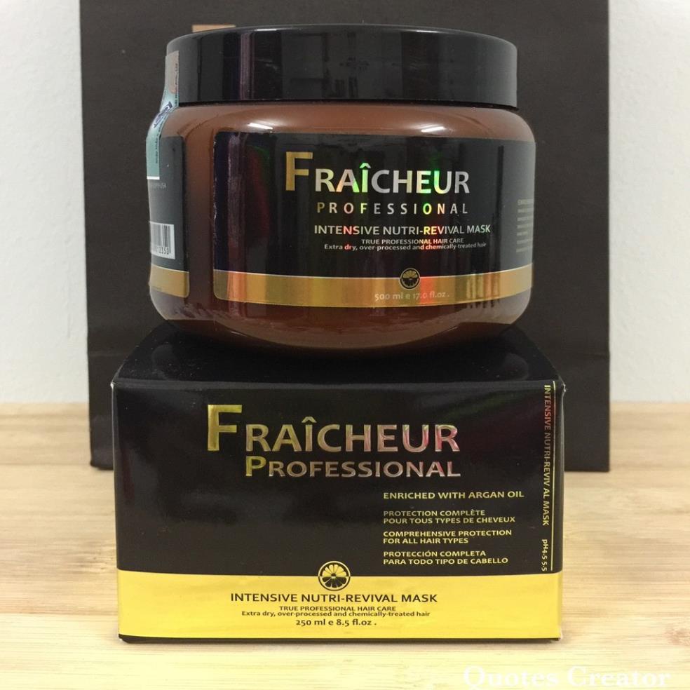 HẤP CHUYÊN SÂU PHỤC HỒI TÓC KHÔ VÀ HƯ TỔN FRAICHEUR MASK 500ml M1