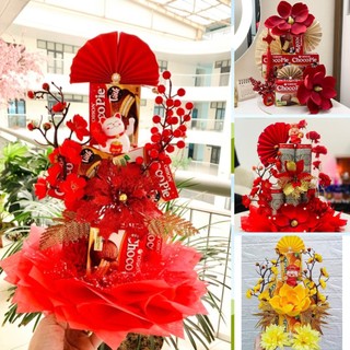 Set phụ kiện trang trí tháp ỏan, tháp bánh kẹo, tháp nước, cháp phụ kiện trang trí ngày tết