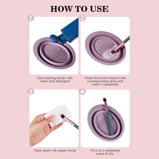 Miếng Silicone Vệ Sinh Cọ Trang Điểm
