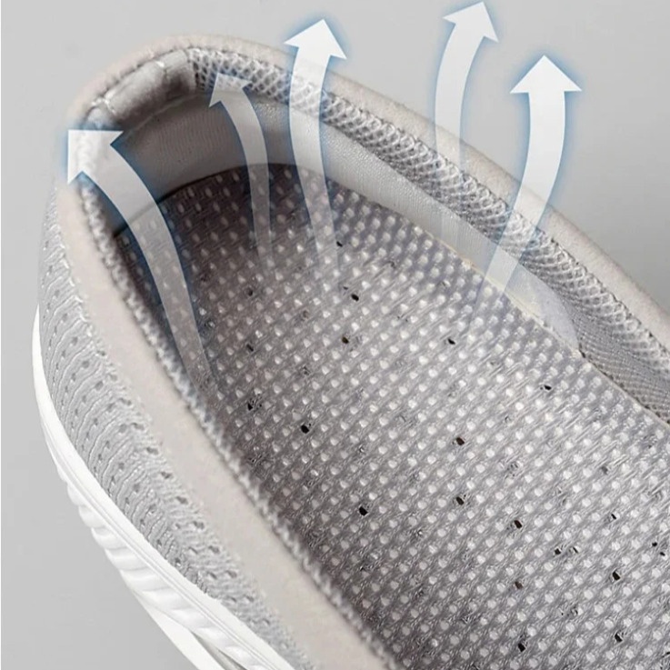 #Giày Dệt Lụa Lạnh Có Đệm Khí Cho Nữ