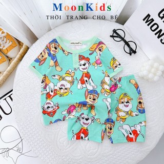 Bộ minky mom ngắn tay cho bé️🍋borip100% body đùi cho bé trai bé gái từ 6-18kg,đồ bộ minky mom