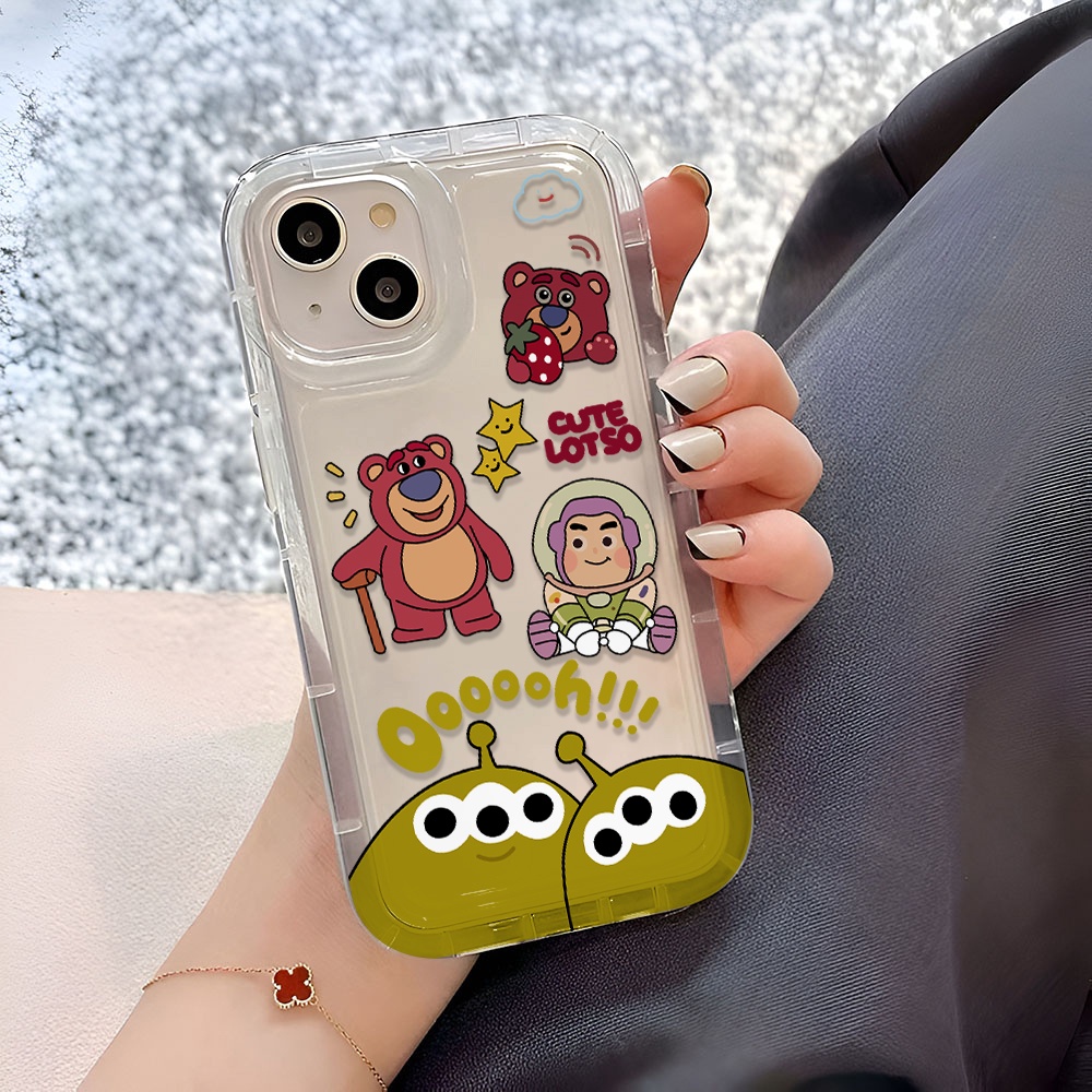 Ốp Điện Thoại In Hình Lotso Toy Story Cho iphone 14promax 11 13 12 7Plus 6 6s XR X XS Max
