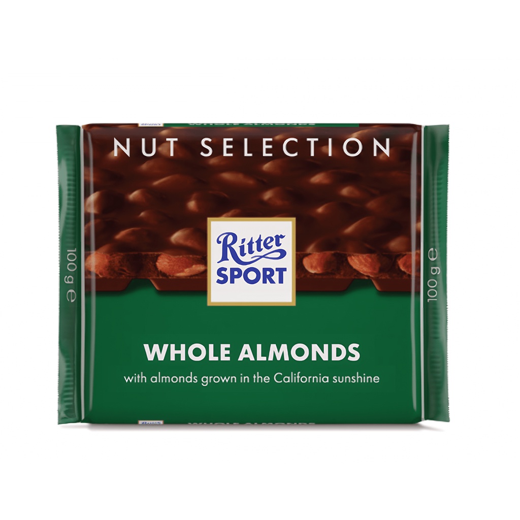 Kẹo Socola Có Nhân Ritter Sport Nut Selection - Thanh 100g