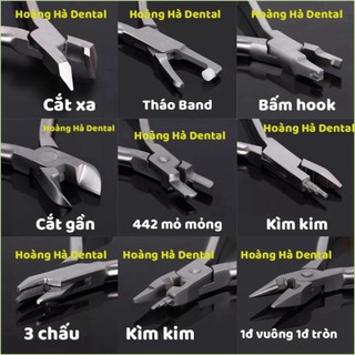 Kìm chỉnh nha CÁN VÀNG kìm uốn dây cung kìm bẻ đuôi dây cung kìm nance loop delarosa kìm cắt gần kìm cắt xa - NHA KHOA H