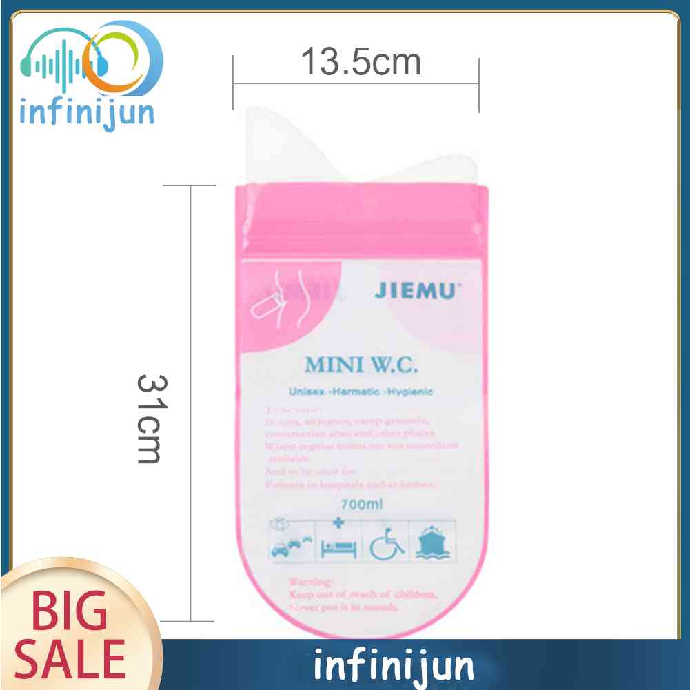 Túi Đi Vệ Sinh Khẩn Cấp 700ml Tiện Lợi Cho Xe Ô Tô