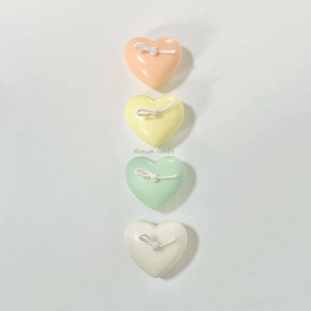 Nến thơm decor trái tim xinh xắn - MAEUM15