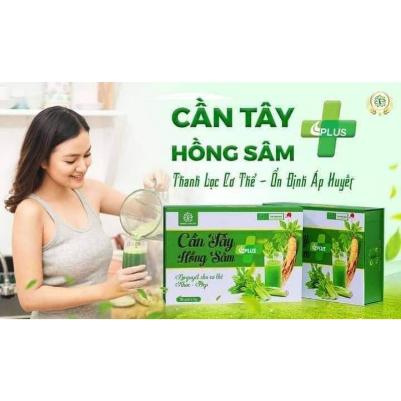 Cần Tây Hồng Sâm Plus Lan Chi (Chính Hãng) Da sáng-Dáng xinh