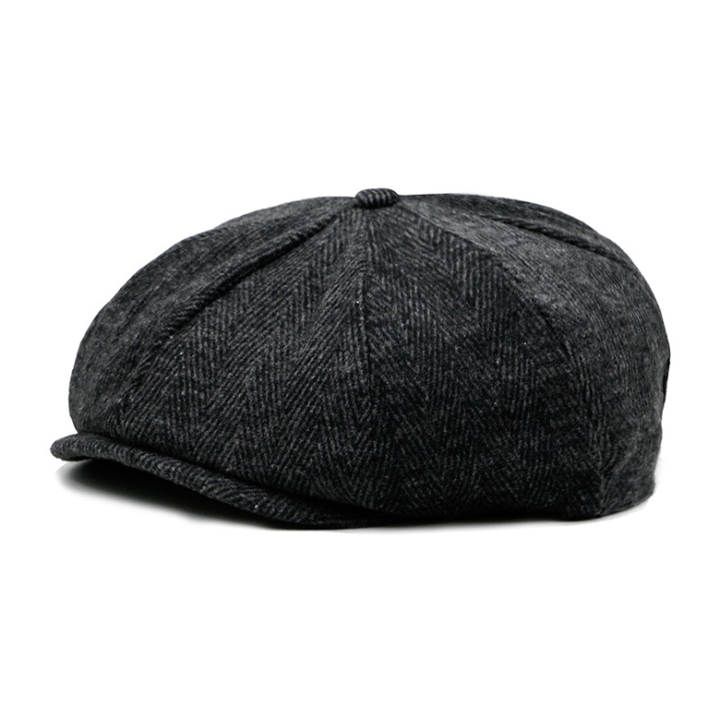Mũ Nồi Nam Trung Niên Vải Cotton BR22 - Mũ Beret Phong Cách Đẳng Cấp | MUGU