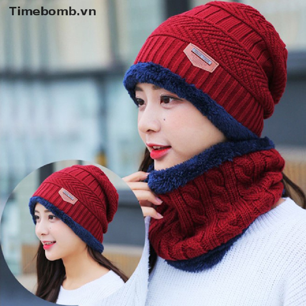 Mũ beanie Trùm Đầu Giữ Ấm Mùa Đông Cho Nam Nữ