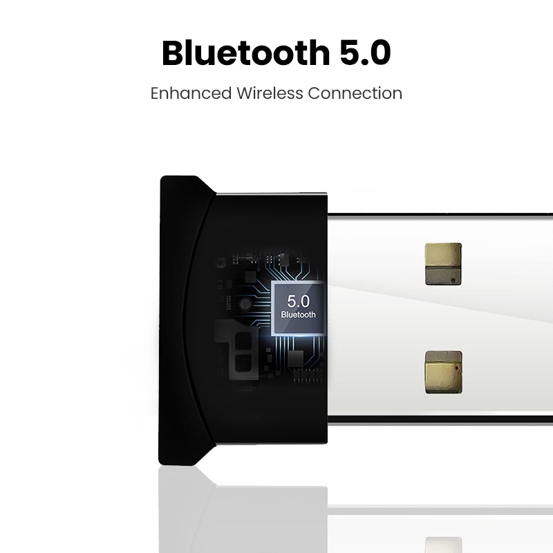 USB Bluetooth 5.0 cho PC Bộ Chuyển Đổi Bluetooth giúp máy tính bàn, máy tính cây, Laptop thu phát sóng bluetooth