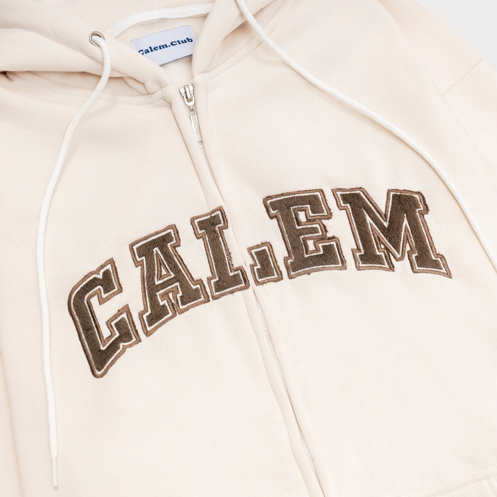 Áo Khoác Nỉ Hoodie ZIP Thêu nổi brand CALEM.CLUB- New collection 2022 | BigBuy360 - bigbuy360.vn