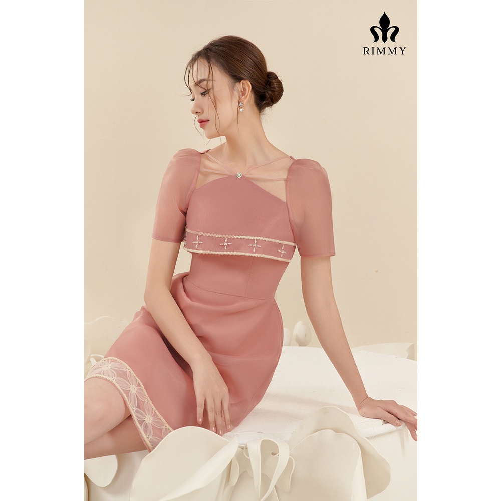 Đầm dự tiêc Kaylin Dress Rimmy thiết kế cổ cách điệu phối dây thanh thoát