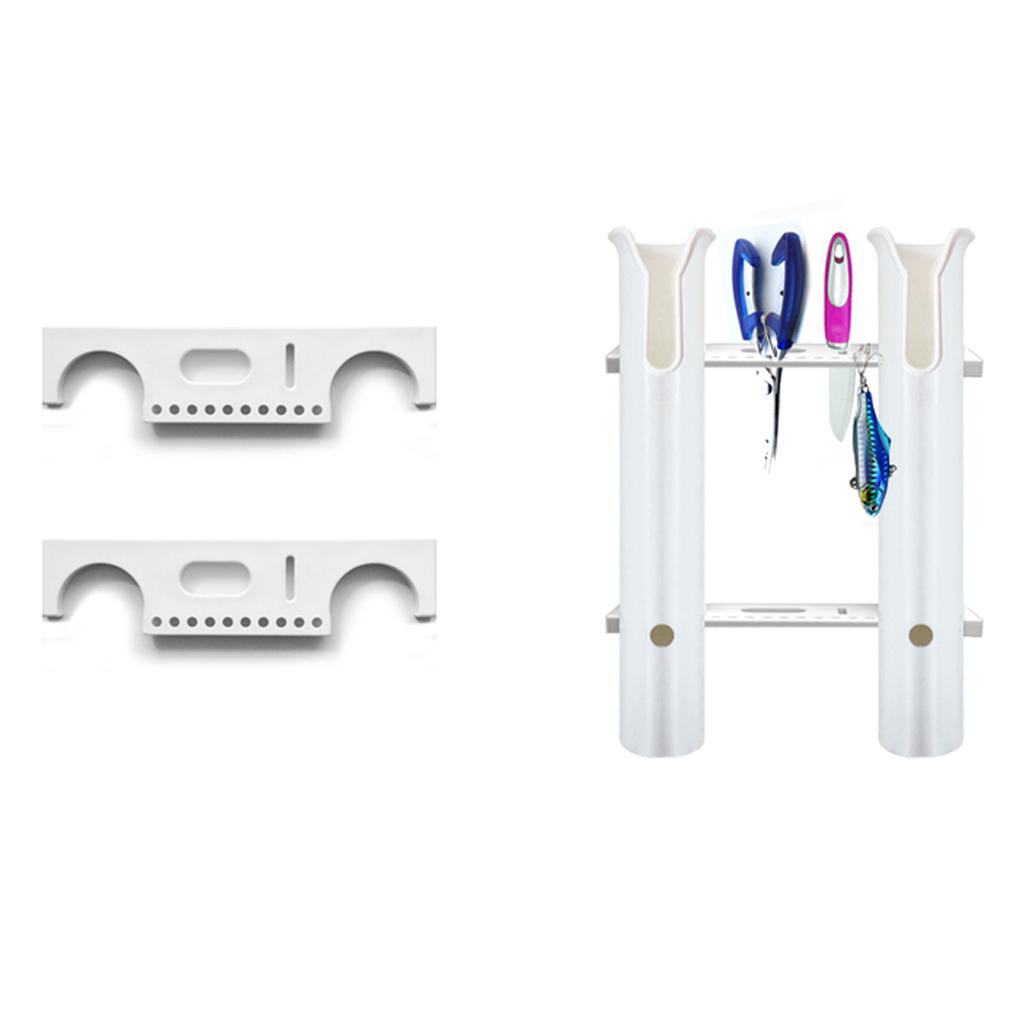 Giá Đỡ Cần Câu Cá Gắn Tường 2 Ống Bằng Thép Không Gỉ Tiện Dụng