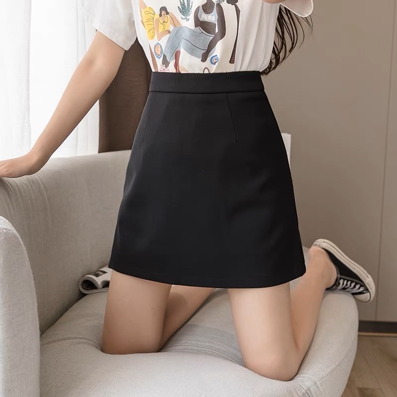 Chân Váy Công Sở Chữ A Có Túi Chéo RYMOLA  Đến Gối Chân Váy Công Sở Thời Trang Công Sở, Túi Chéo