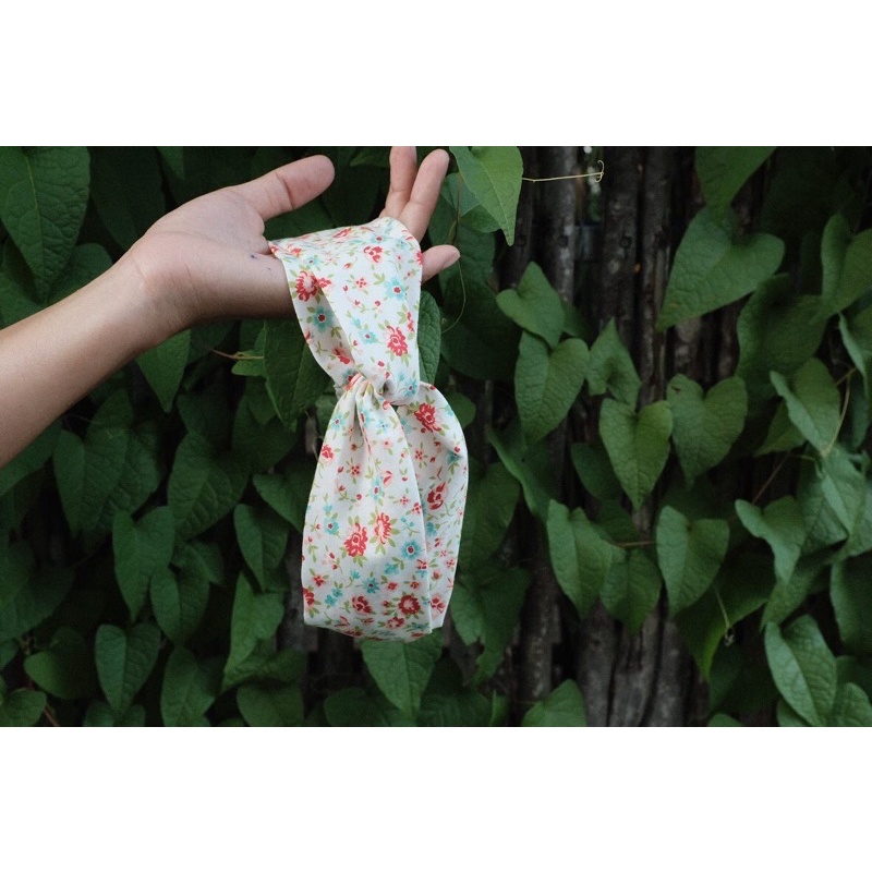 RUỘNG HOA-BĂNG ĐÔ CÀI TÓC VẢI COTTON