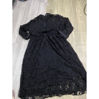 2hand đầm đen kiểu mã 186
