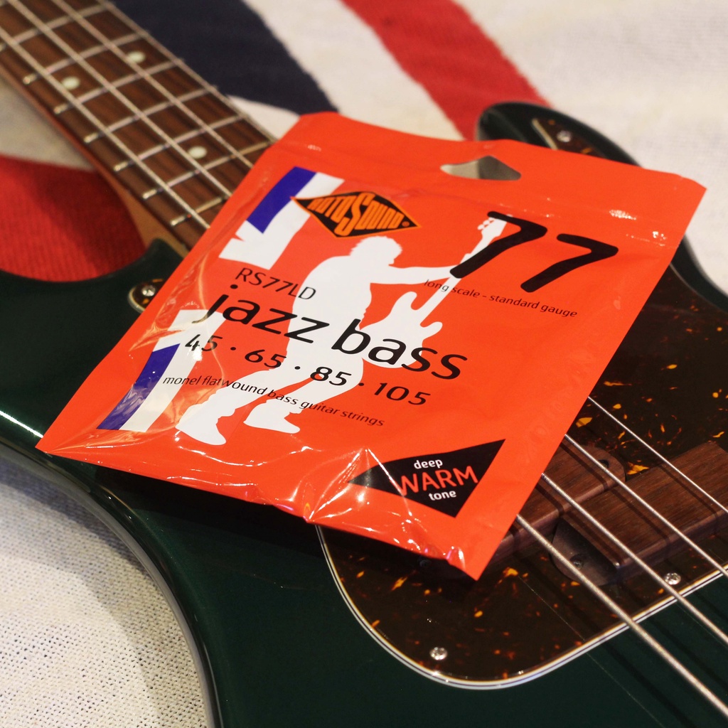 [Whammy Bar] [HCM] Dây Đàn Guitar Bass RS77LD Jazz 77 Monel Flatwound Rotosound .045-.105 Standard Long Scale