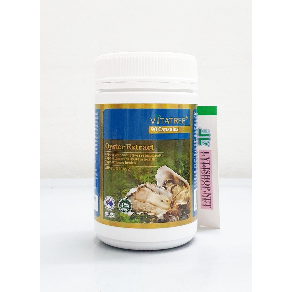 Tinh Chất Hàu Oyster Extract Tăng Cường Sinh Lý Nam hãng Vitatree từ Úc chai 90 viên