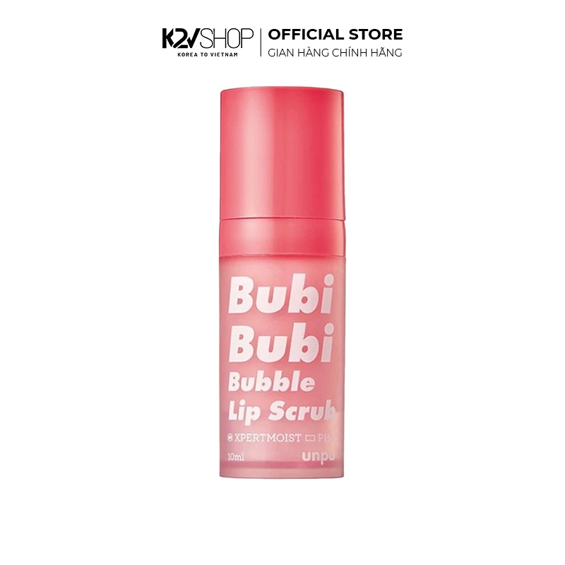Tẩy Da Chết Sủi Bọt Thải Độc Môi Unpa Bubi Bubi Bubble Lips Crub 10ml - K2V Shop