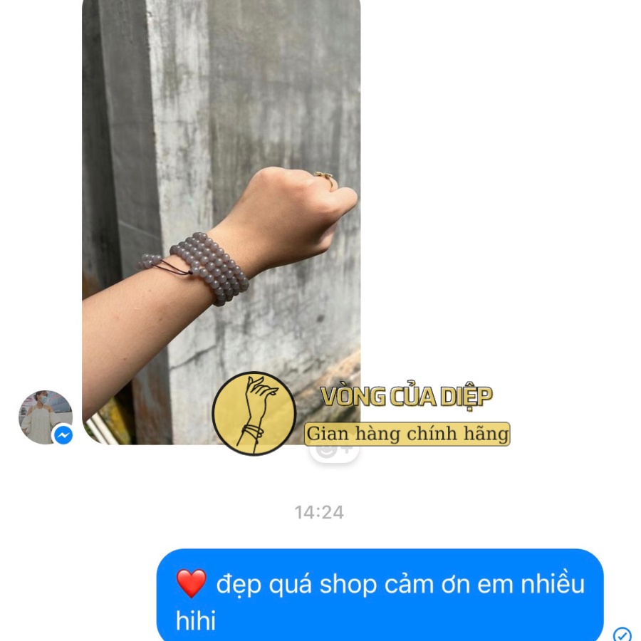 Chuỗi hạt 108 Ngọc Khói 6li, vật phẩm nhẹ nhàng cho nữ, vòng ngọc xám khói mang vẻ đẹp liêu trai