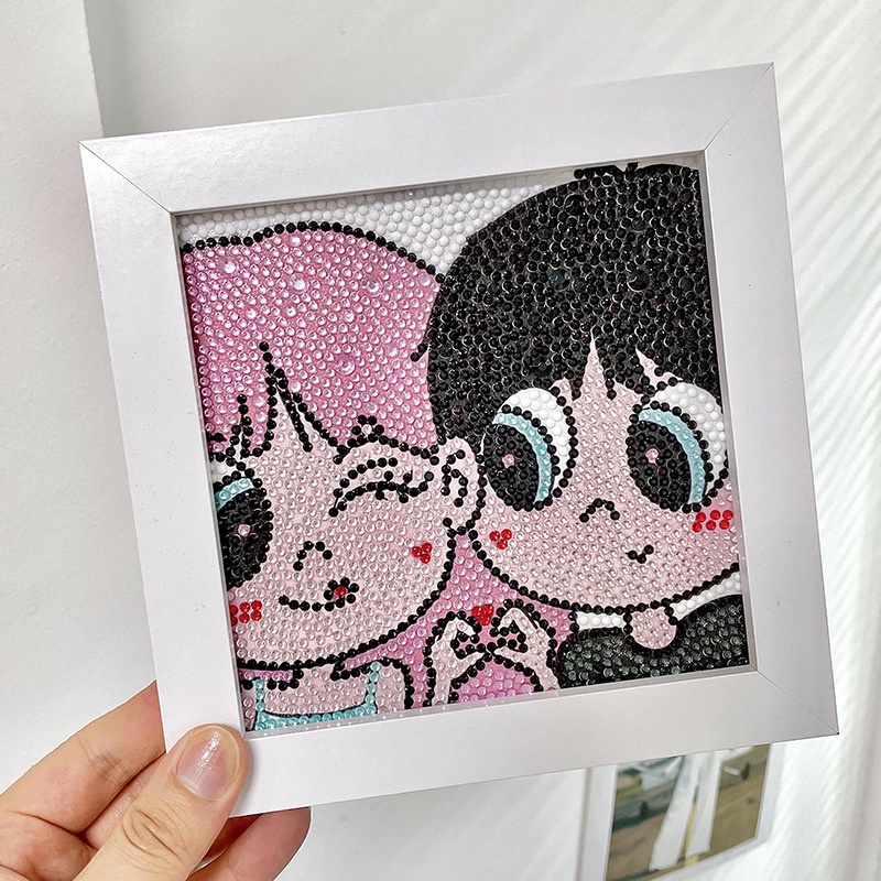 Bộ Tranh Đính Đá Tự Làm Hình Công Chúa Bướm Ngôi Sao / Công Chúa Có Viền / Cho Bạn Gái