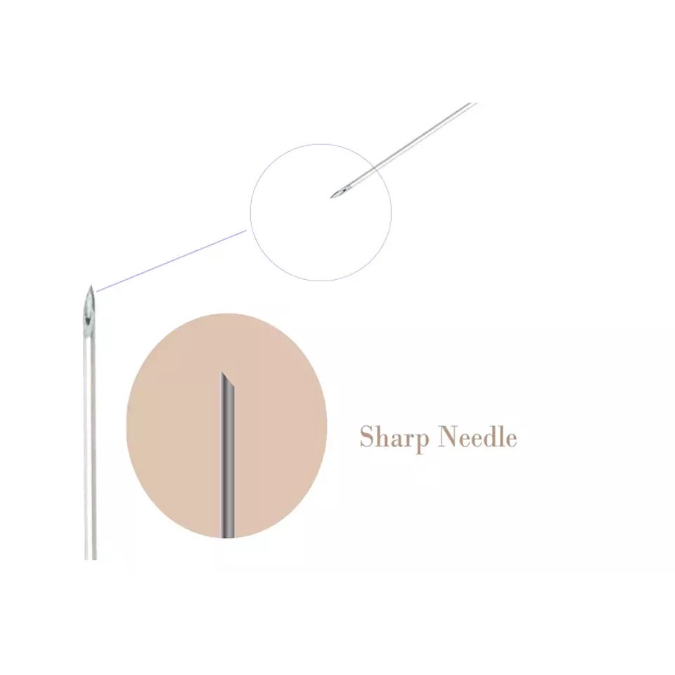 Đầu kim 32G 34G 4mm 13mm Magicalift tiêm cá hồi dưỡng chất prp - Wholesale High Quality Disposable 34G 4mm Sharp Needle