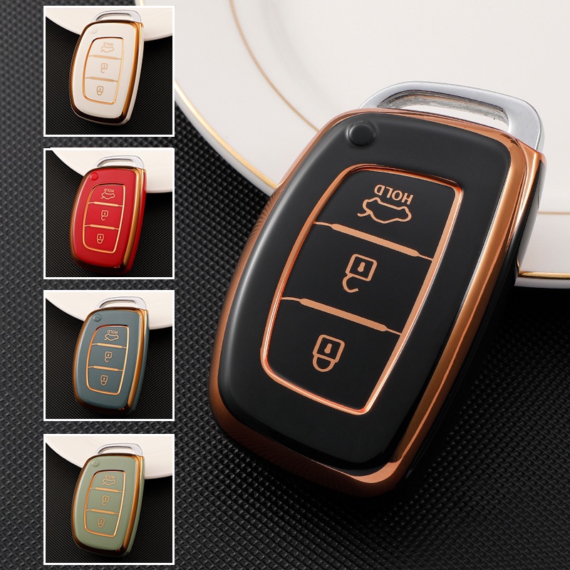 Bao Da, Ốp Bảo Vệ, Vỏ Bọc Chìa Khóa Chuyên Dụng Cho Xe Hyundai Creta, Tucson, Elantra, Sonata, i10, i20 active, Sonata