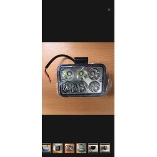Đèn pha vuông led 6 nhân chống nước cho xe Máy - xe Ô Tô - xe Điện chạy từ 12 tới 80v