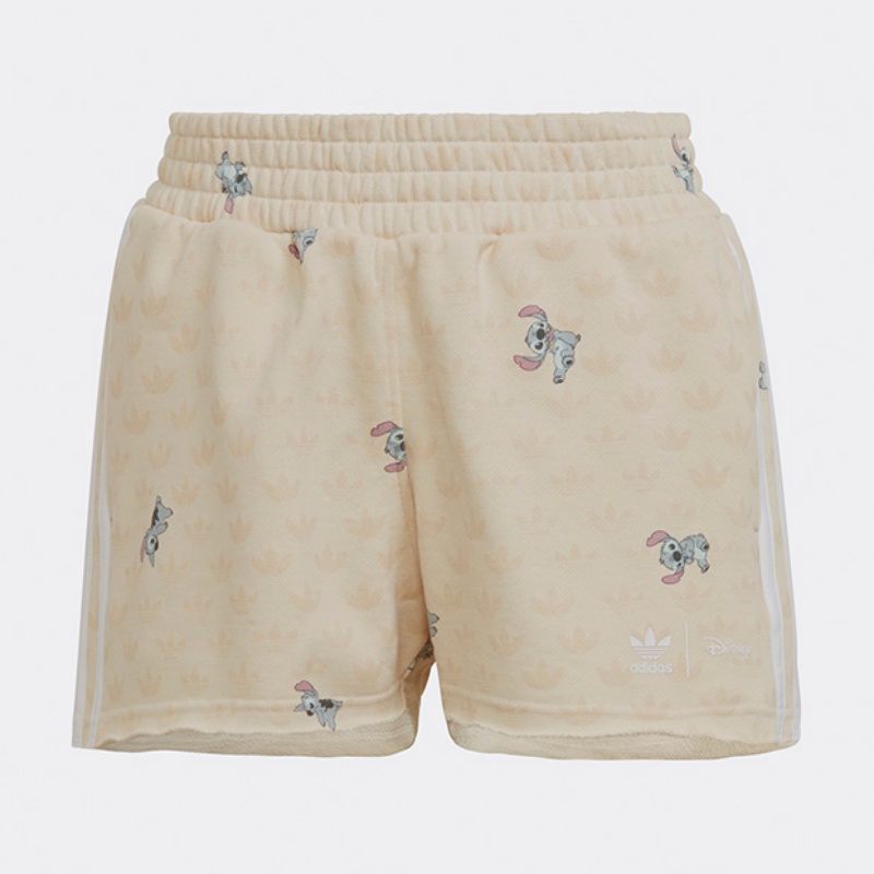 Quần Short Thể Thao Adidas 100% Chính Hãng In Họa Tiết Kẻ Sọc Phong Cách Hoạt Hình Cho Nữ