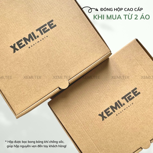 Áo thun local brand Xemi.tee form unisex dòng Signature Tee ver 1.0 giá rẻ màu đen