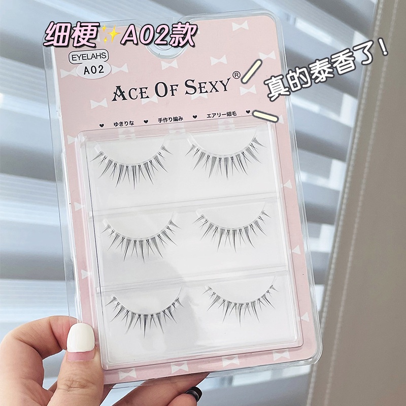 3 / 5 Cặp Lông Mi Giả Aimeeoran Tự Nhiên Cho Người Bắt Đầu A - 02