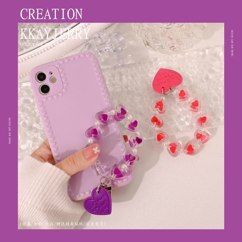 Dây Đeo Điện Thoại Dạng Chuỗi Nhựa Xinh Xắn Chắc Chắn Phong Cách Hot Trend Hàn Quốc Dobi M12