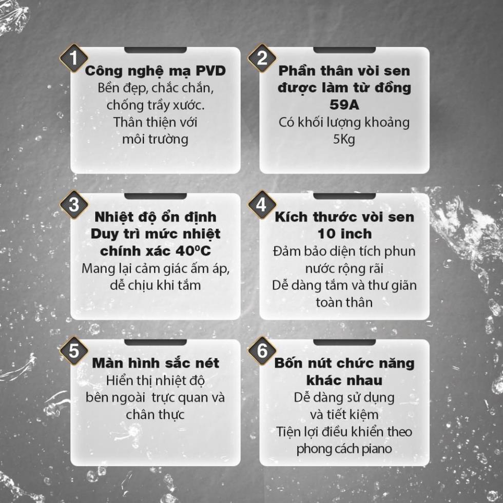 Sen cây phím đàn sơn tĩnh điện, sen cây nóng lạnh phím đàn đồng thau hiển thị nhiệt độ SANTO cao cấp
