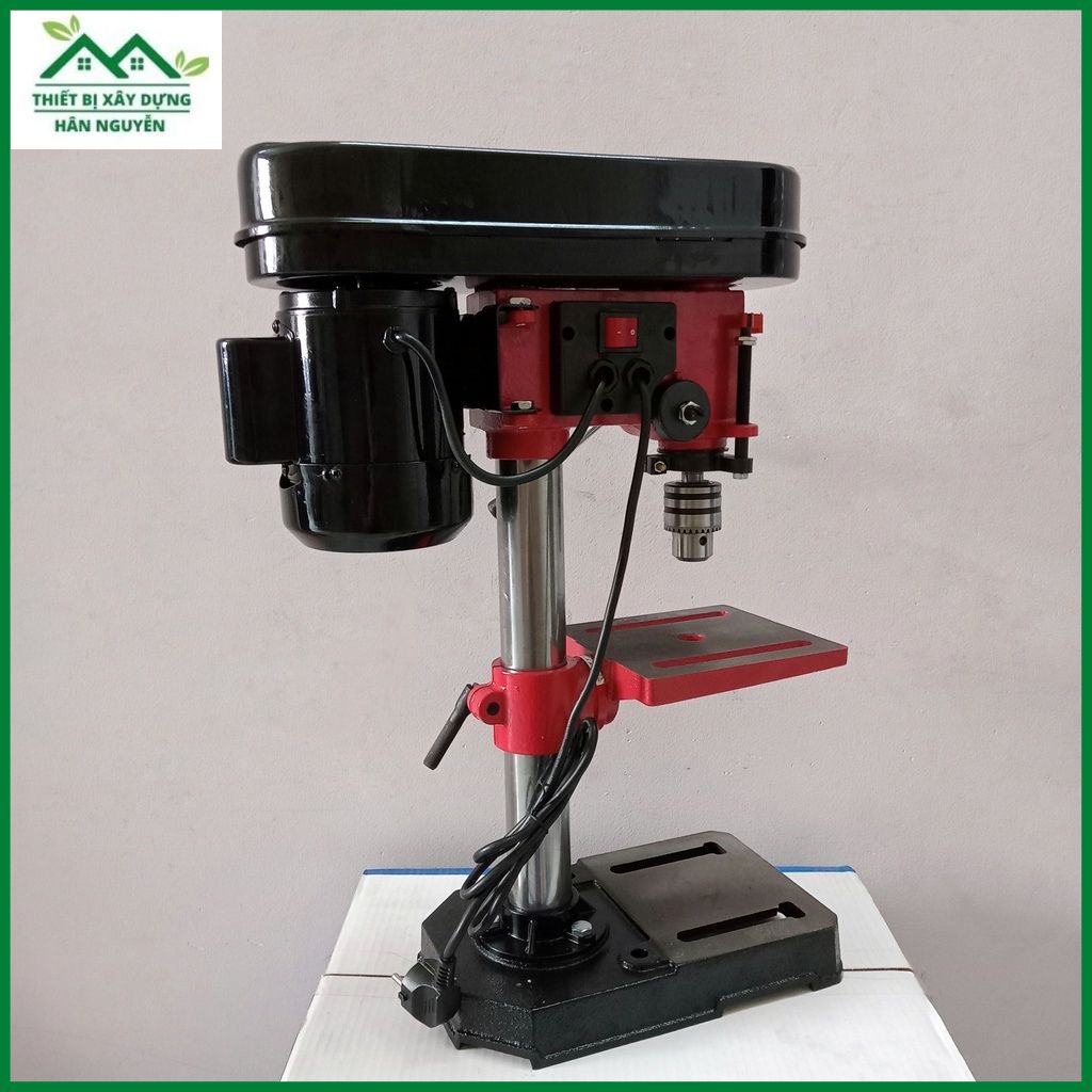 Máy khoan bàn 6 tấc đầu kẹp 13mm 100% dây đồng,khoan bàn mini cao 60cm