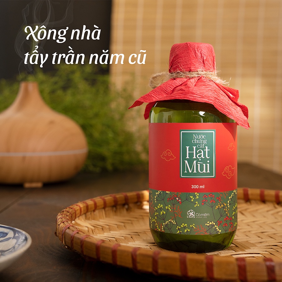 Nước Mùi Già Chưng Cất Dùng Để Tắm Rửa Mặt Lau Dọn Bàn Thờ Cỏ Mềm 300ml