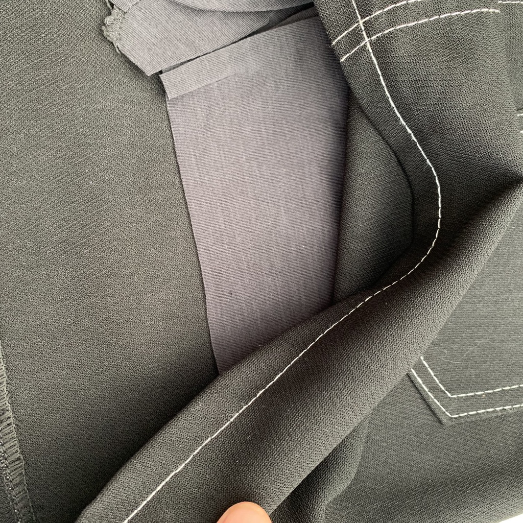 Chân váy chữ A chân váy ngắn trần chỉ nổi phối túi xinh xắn PANOSI - CV451