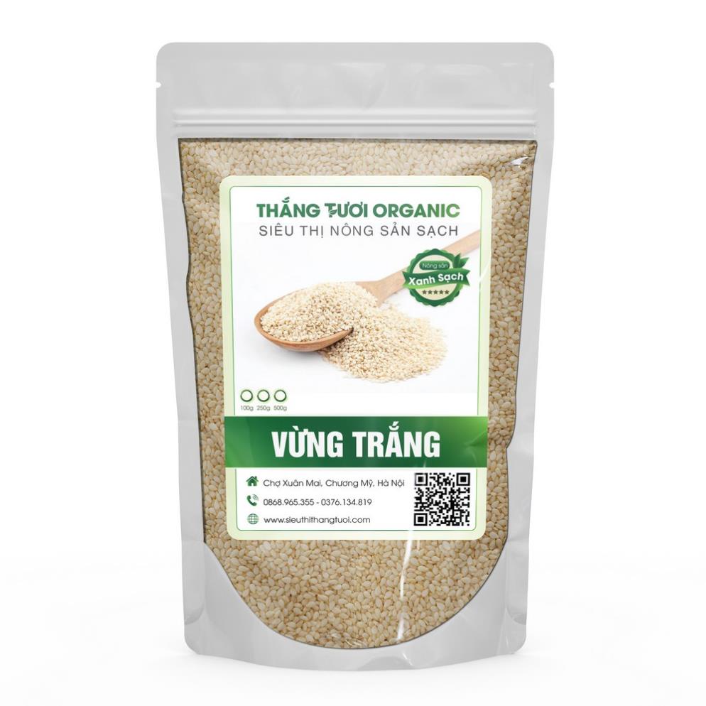 Vừng trắng khô - Hạt mè trắng gia vị thiết yếu nhiều dinh dưỡng trong các món ăn ngon tốt cho sức khỏe toàn diện