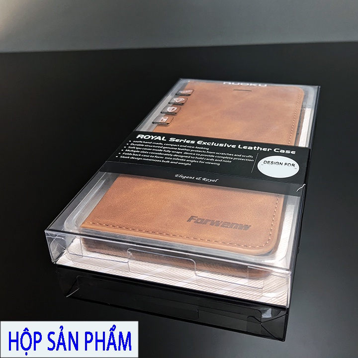 Bao da iPhone 13, 13 Pro Max Cao cấp - Thiết kế dạng ví sang trọng -Phong cách Da lộn - Có ngăn cài thẻ - tiên mặt