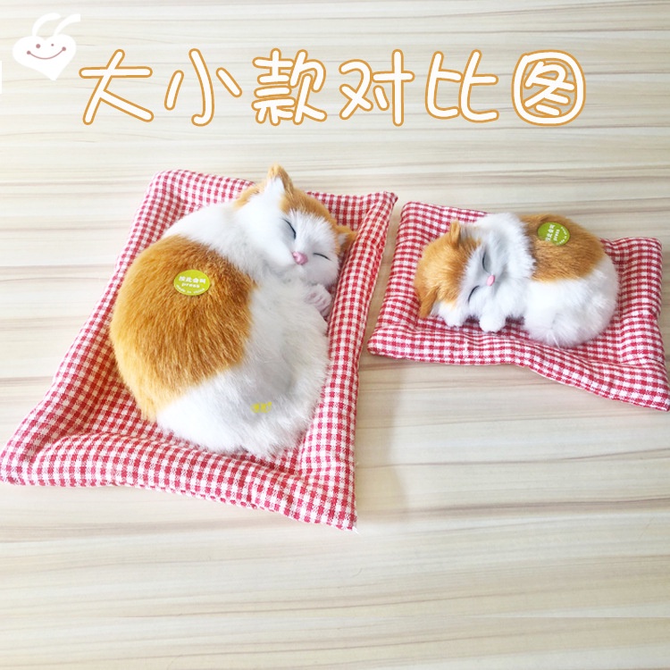 Wei yuan fang Zheng Zheng Zheng Zheng Zheng Zheng mao Who Gửi Trẻ Em Gửi Bạn Gái Động Vật Mô Phỏng Sáng Tạo Bán Sỉ Mèo Đang Ngủ