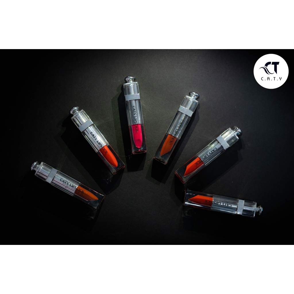Son Môi Collagen CATY Chất Mềm Mịn - Siêu Lì - Không Chì - Son Môi Ăn Không Trôi 4,5g