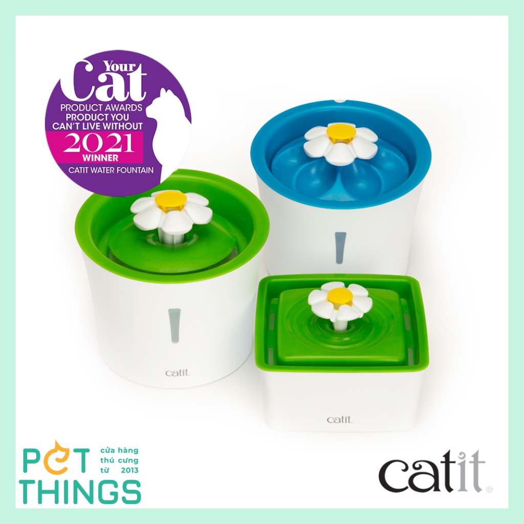 Máy Uống Nước cho mèo tự động Catit Mini Flower Fountain 1.5L