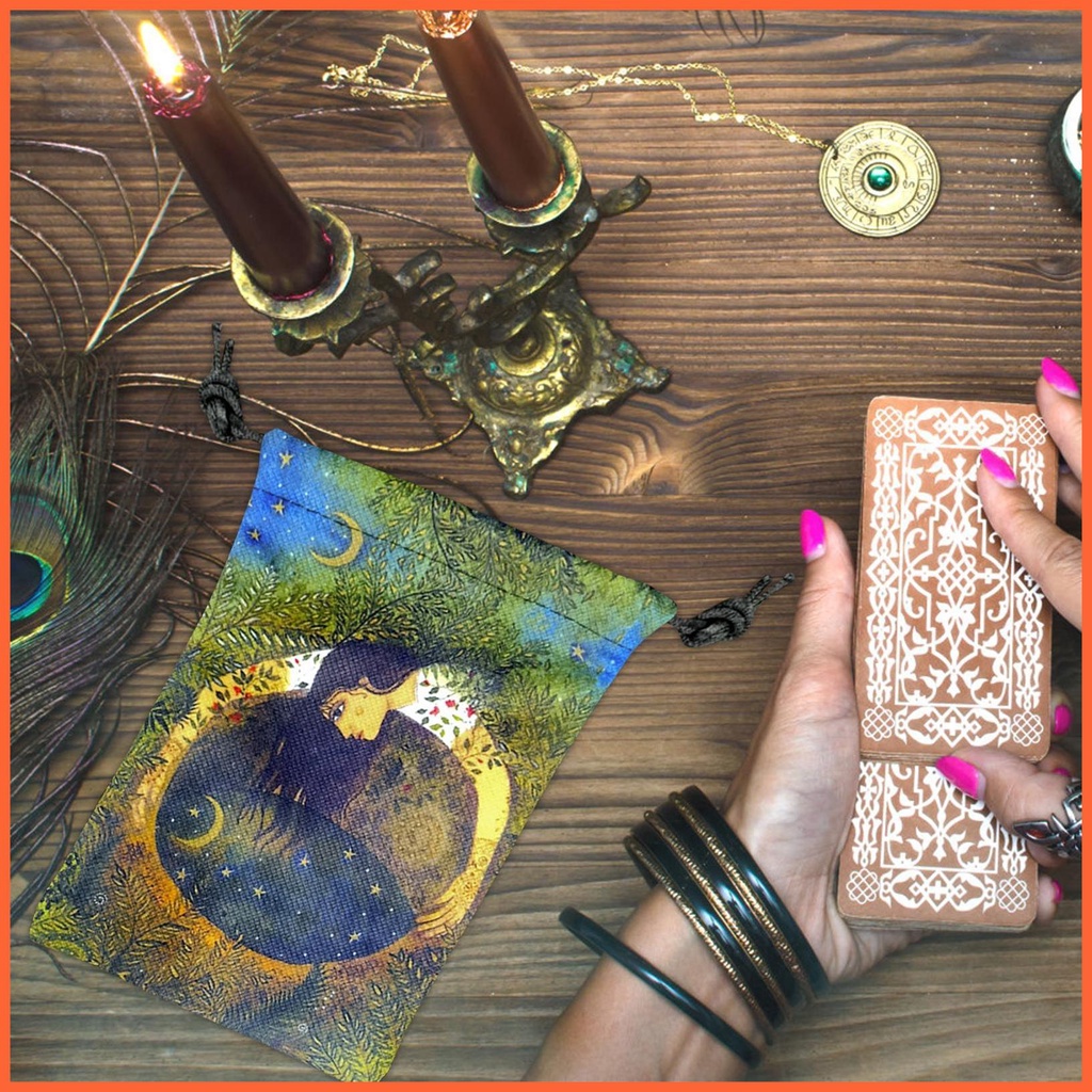 Túi Dây Rút Đựng Bài Tarot / Trang Sức Tiện Dụng